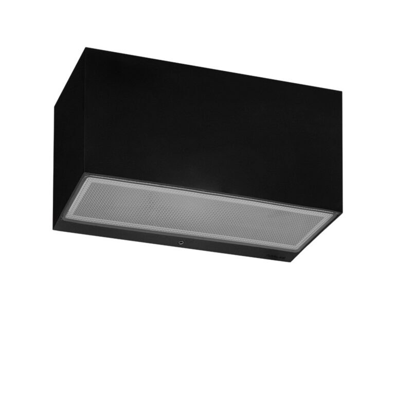 Asker Pro LED Udendørs Væglampe Sort Norlys - Terrasse - Aluminium