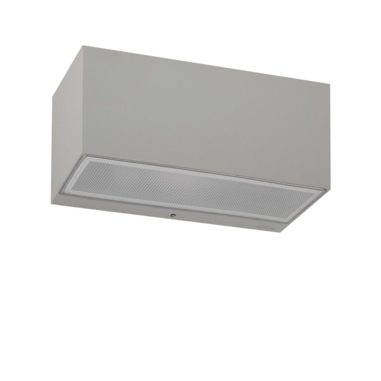 Asker stor LED-udendørs væglampe, 13,7 W, aluminium – Norlys - Terrasse