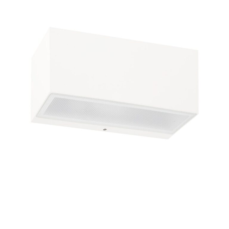Asker stor udendørs LED-væglampe, 13,7 W, hvid – Norlys - Terrasse - Aluminium