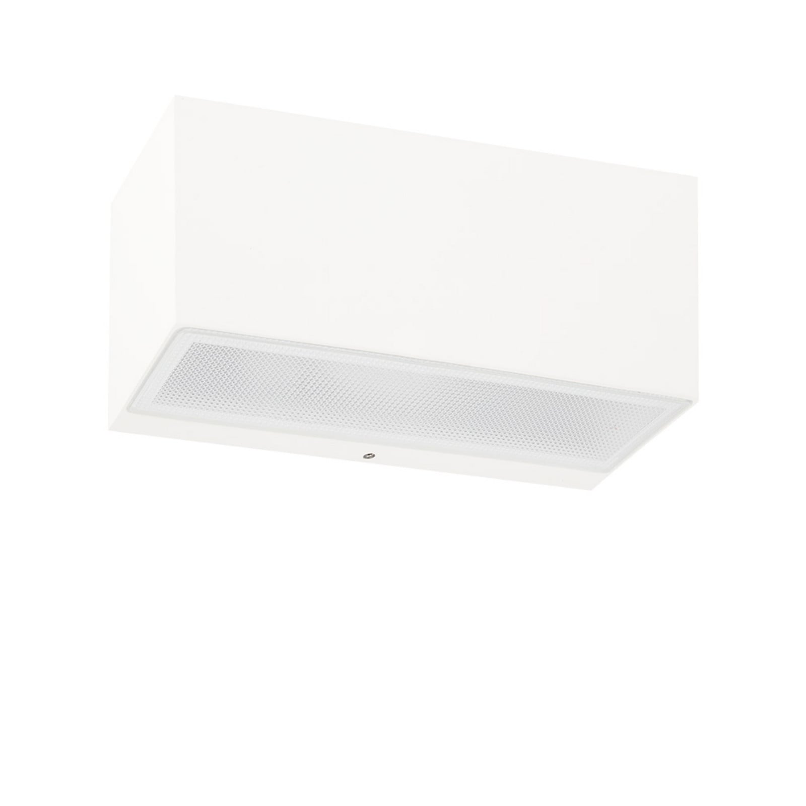 Asker stor udendørs LED-væglampe, 13,7 W, hvid – Norlys - Terrasse - Aluminium