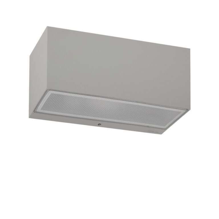 Asker stor udendørs LED-væglampe, 8,4 W, aluminium – Norlys - Terrasse