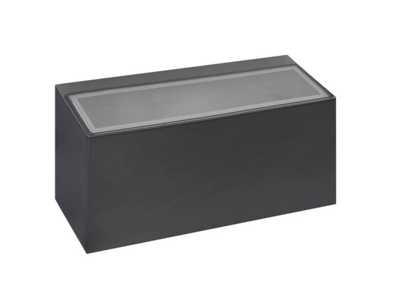 Asker udendørs LED-væglampe Up/Down 22,5 cm grafit - Norlys - Terrasse - Aluminium