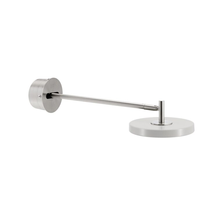 Asteria Long LED-væglampe, grå, stål, fast tilslutning – UMAGE - Stue - Design - Metal - Med én lyskilde