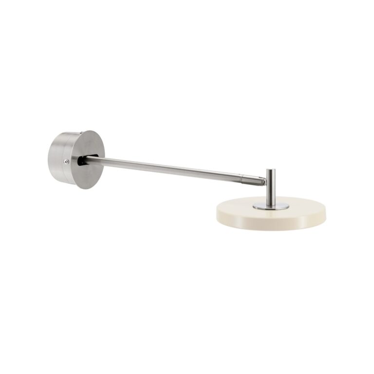 Asteria Long LED-væglampe, hvid, stål, fast tilslutning – UMAGE - Stue - Design - Metal - Med én lyskilde