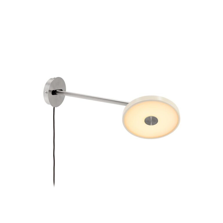 Asteria Long LED-væglampe, hvid, stål, stik UMAGE - Stue - Design - Metal - Med én lyskilde