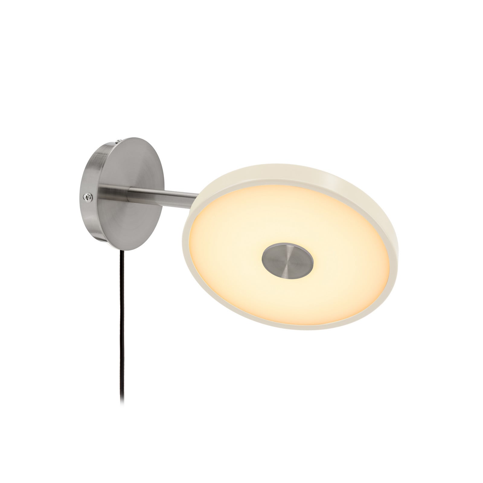 Asteria Short LED-væglampe, hvid, stål, stik UMAGE - Stue - Design - Metal - Med én lyskilde