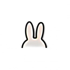 Atelier Pierre - Miffy Væglampe Black LED Mood Light Small