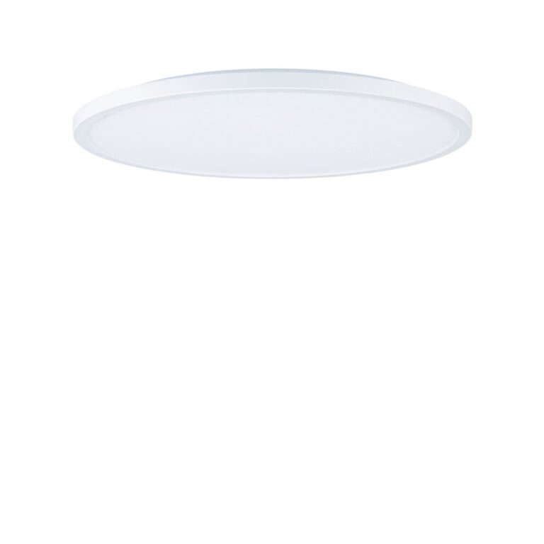 Atria Shine LED-panel, Ø 40 cm, hvid, IP20, 3000 K, tænd/sluk, Paulmann - Kontor / arbejdsværelse - Moderne - Plastik - Med én lyskilde
