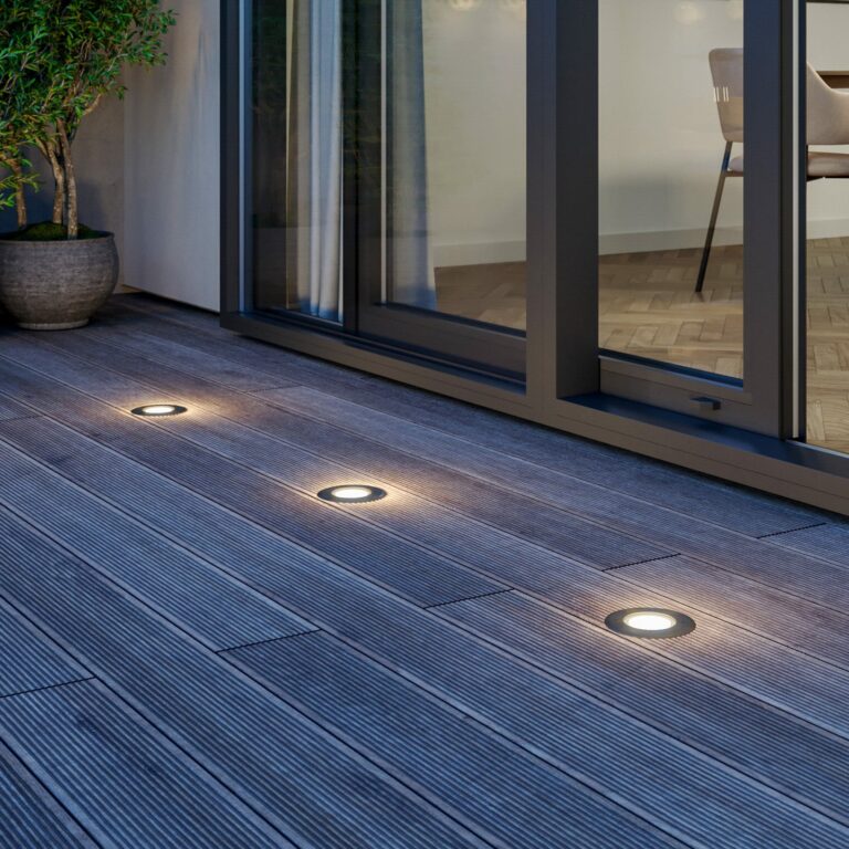 Ava Round Nedgravningsspot IP67 Steel Lucande - Terrasse - Moderne - Glas - Med én lyskilde