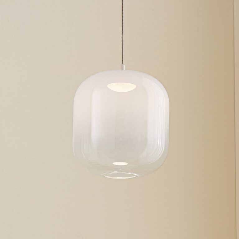 Avelina LED Pendel Hvid - Lucande Avelinra - Stue - Moderne - Glas - Med én lyskilde