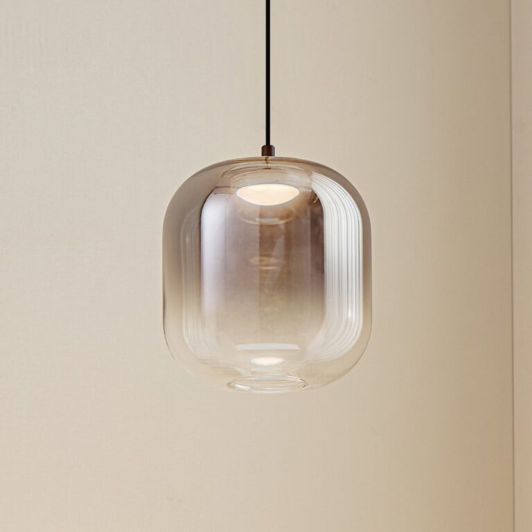 Avelina LED Pendel Røg Grå - Lucande Avelinra - Stue - Moderne - Glas - Med én lyskilde