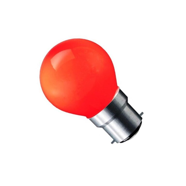 B22 1,8W CARNI LED pære - Rød