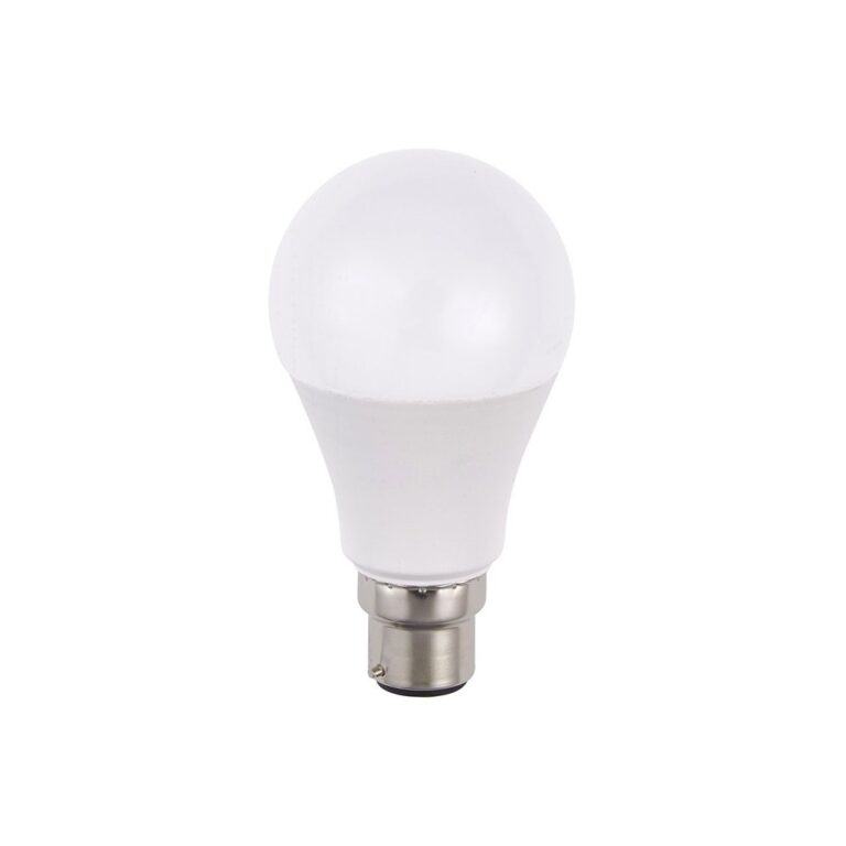 BA22d 10W LED pære - A60, 810lm, opal glas, 2700K