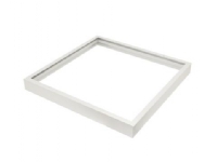 BORA II PÅBYGNINGSRAMME FOR LED PANEL 63x600x600mm, RAL9016 - Kit som samlesæt, der klikkes sammen.