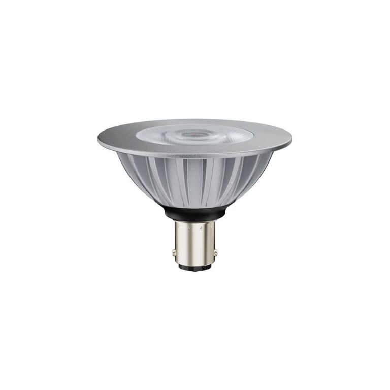 Ba15d AR70 6,5W LED pære, 12V - 530lm, 36Â°, dæmpbar, varm hvid