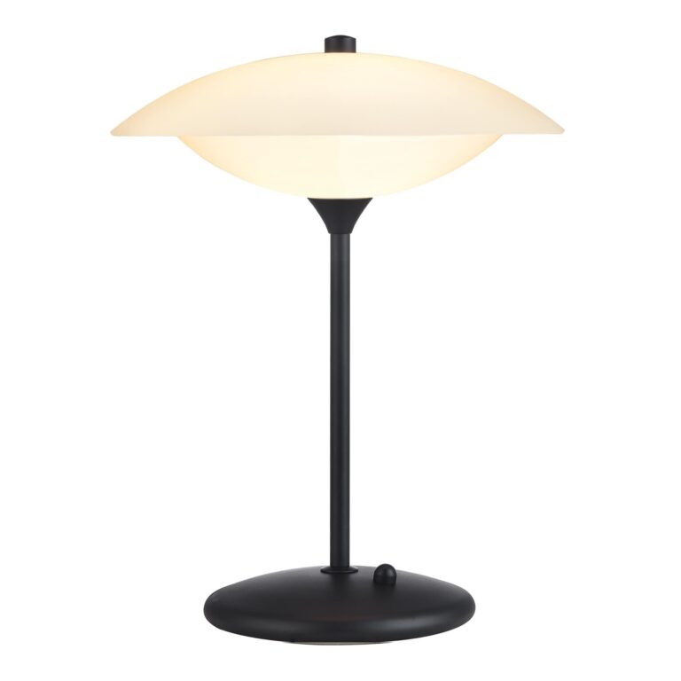 Baroni Bordlampe Ø30 Sort/Opal