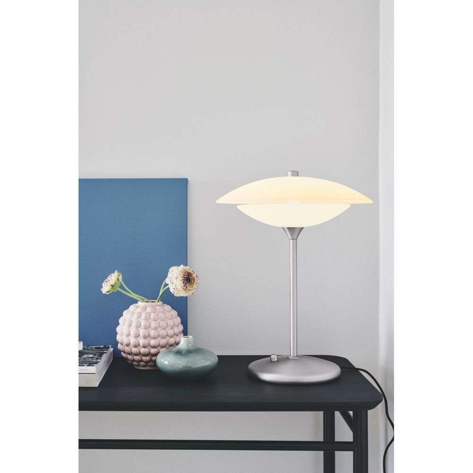 Baroni bordlampe, sort, højde 40 cm, glas – Halo Design - Stue - Metal