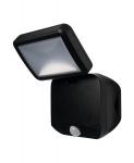 Battery Led Spotlight Single Black
