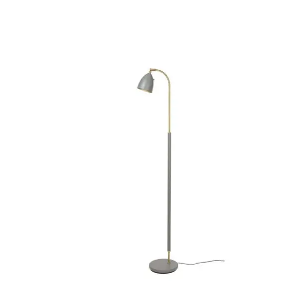 Belid - Deluxe Gulvlampe Varmgrå/Messing LED