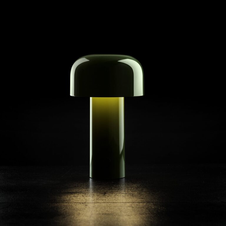 Bellhop LED-bordlampe med batteri, grøn, 21 cm, dæmpbar, IP54 FLOS - Stue - Design - Plastik - Rund