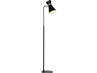 Brilliant Goldy 64458/86 Standerlampe LED (RGB) E27 28 W Sort (mat), Guld