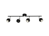 Brilliant Ina G77732/06 Loft-spotlights LED (RGB) GU10 12 W Sort, Krom