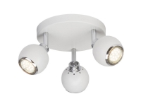 Brilliant Ina G77734/05 Loft-spotlights LED (RGB) GU10 9 W Hvid, Krom