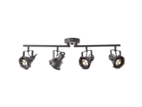 Brilliant Jesper G54332/86 Loft-spotlights LED (RGB) GU10 20 W Sort