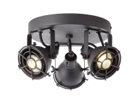 Brilliant Jesper G54334/86 Loft-spotlights LED (RGB) GU10 15 W Sort