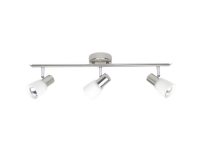 Brilliant Luca 35816/77 Loft-spotlights LED (RGB) E14 120 W Rustfrit stål, Krom, Hvid