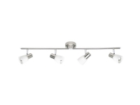 Brilliant Luca 35832/77 Loft-spotlights LED (RGB) E14 160 W Rustfrit stål, Krom, Hvid