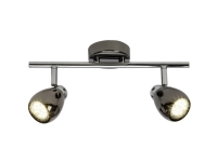 Brilliant Milano G21713/76 Loft-spotlights LED (RGB) GU10 6 W Krom, Sort