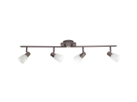 Brilliant Milos 17832/56 Loft-spotlights LED (RGB) E14 160 W Kobber, Alabaster