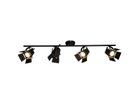 Brilliant Movie G08931/76 Loft-spotlights LED (RGB) GU10 20 W Sort (mat)