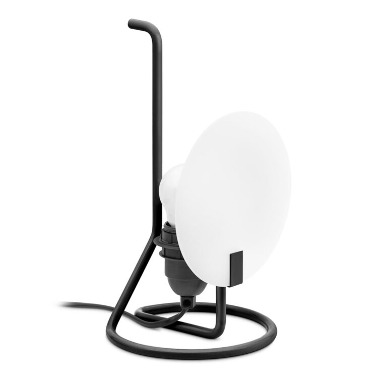 Bugia bordlampe, sort, højde 26,3 cm – Stilnovo - Stue - Design - Metal - Med én lyskilde