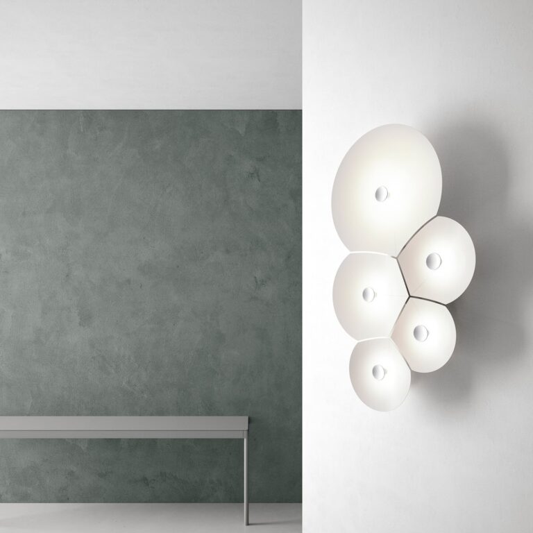 Bulbullia LED væglampe 62x37 Luceplan - Stue - Design - Metal - Rund