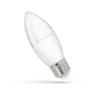 C37 LED kertepære 4W E27 - 230V, kold hvid, Spectrum