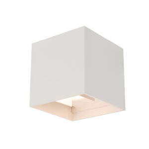 CUBE Lampe | Udendørs Væglampe | 2x4W LED | Hvid | 3000K