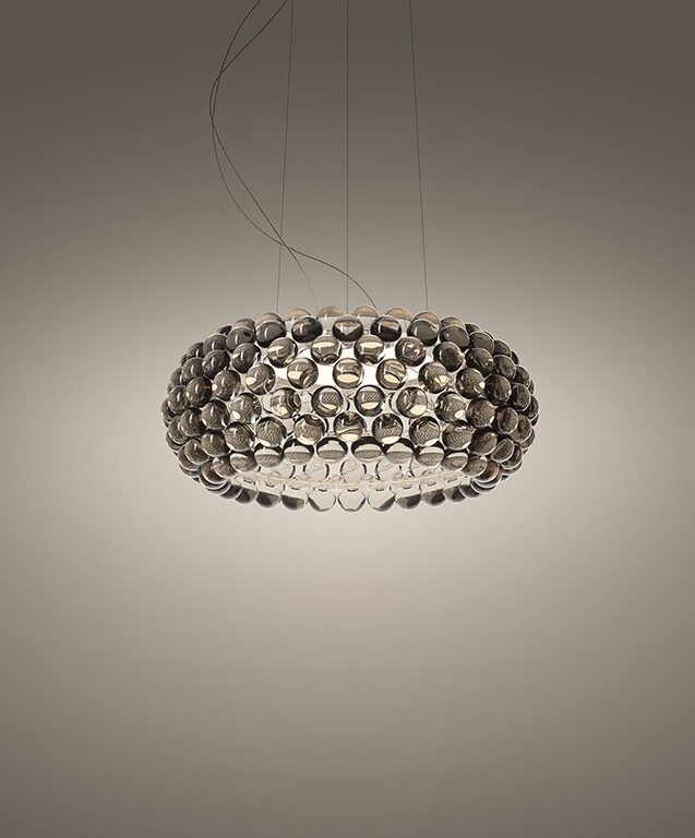 Caboche Plus Media LED pendel MyLight, grå