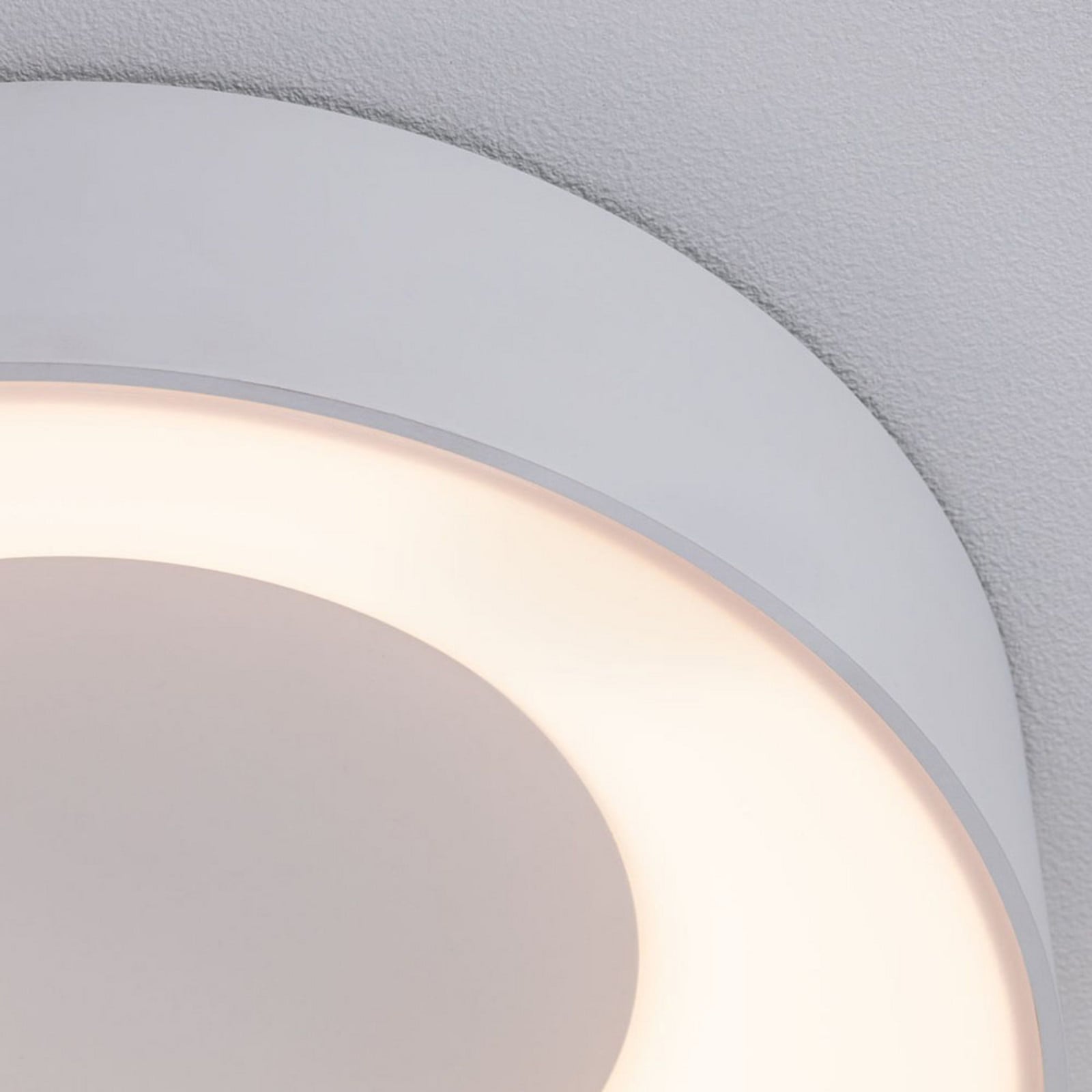 Casca LED-loftlampe IP44 1500 lm hvid/hvid – Paulmann - Badeværelse - Moderne - Metal - Plafond