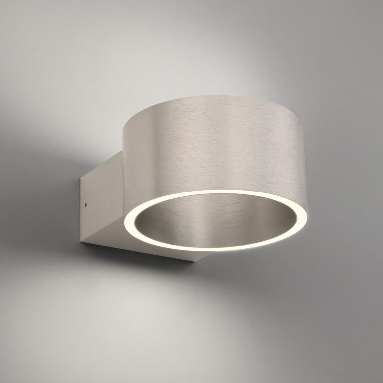 Clipse LED-væglampe, diamond, Ø 15 cm – PURE PURE Clipse - Stue - Moderne - Aluminium - Cylinder