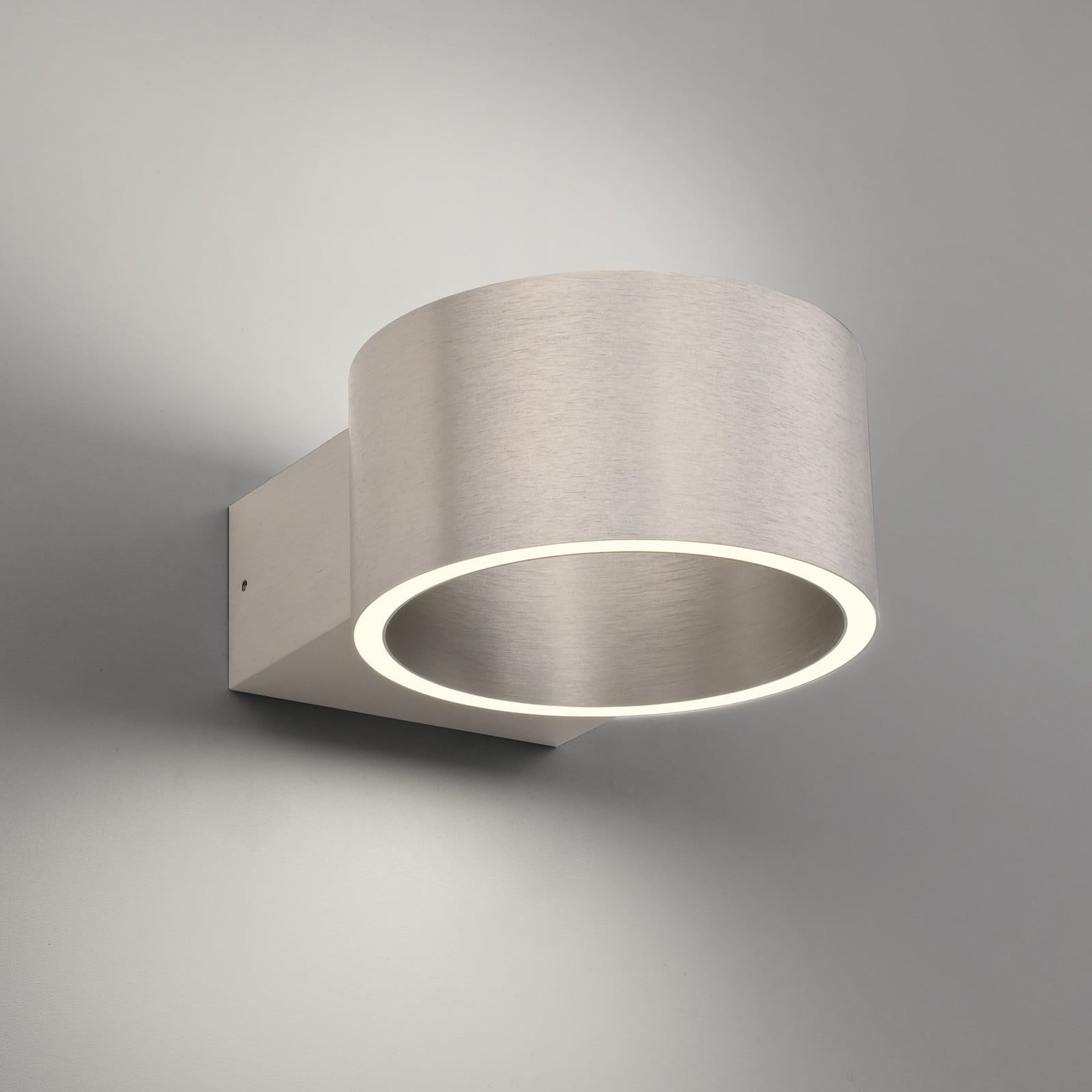 Clipse LED-væglampe, diamond, Ø 15 cm – PURE PURE Clipse - Stue - Moderne - Aluminium - Cylinder