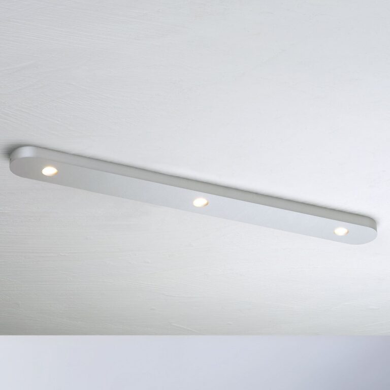 Close 3 LED-loftlamper, aluminium – Bopp - Stue - Moderne - Metal - Med flere lyskilder