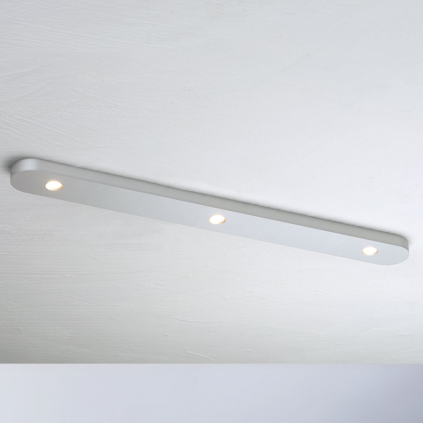 Close 3 LED-loftlamper, aluminium – Bopp - Stue - Moderne - Metal - Med flere lyskilder