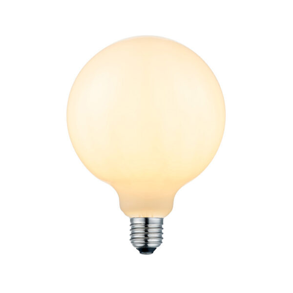 Colors - Pære LED 6,5W (650lm) Globe Ø125 Opal Dæmpbar E27