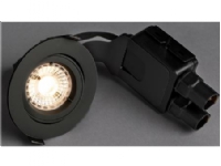 Comfort Quick Outdoor LED-downlight GU10 Antracit 3000K, 470 lm, 5,8W, 36° spredning, tilt 30°. Hulmål Ø85mm. IP23 PROFESSIONEL