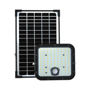 Cube Life LED Solar projektør 30W - PO4 Batteri 6.4V 6000mA 6400K Sort