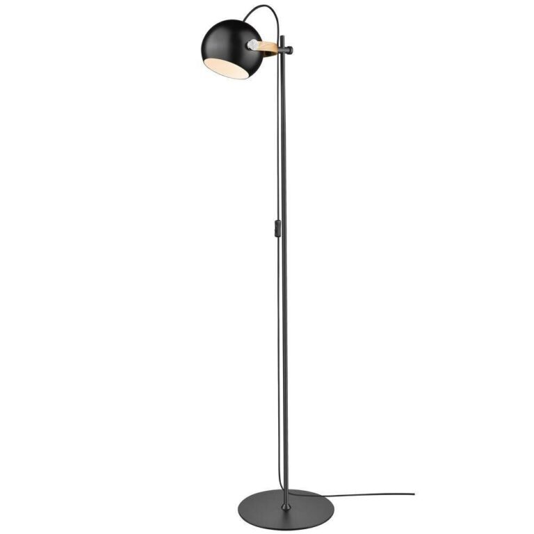 D.C Gulvlampe Ø18 Sort/Eg