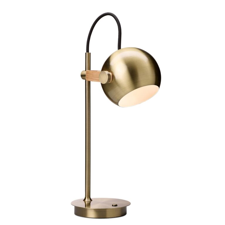 DC Portable Bordlampe Antique Brass