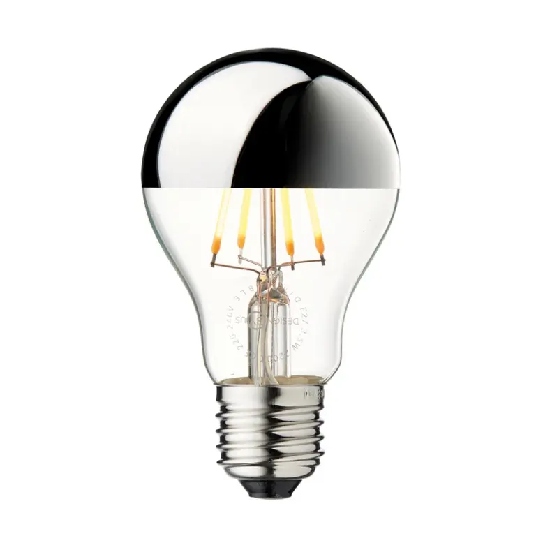 DESIGN BY US - Pære LED 3,5W Crown Silver E27